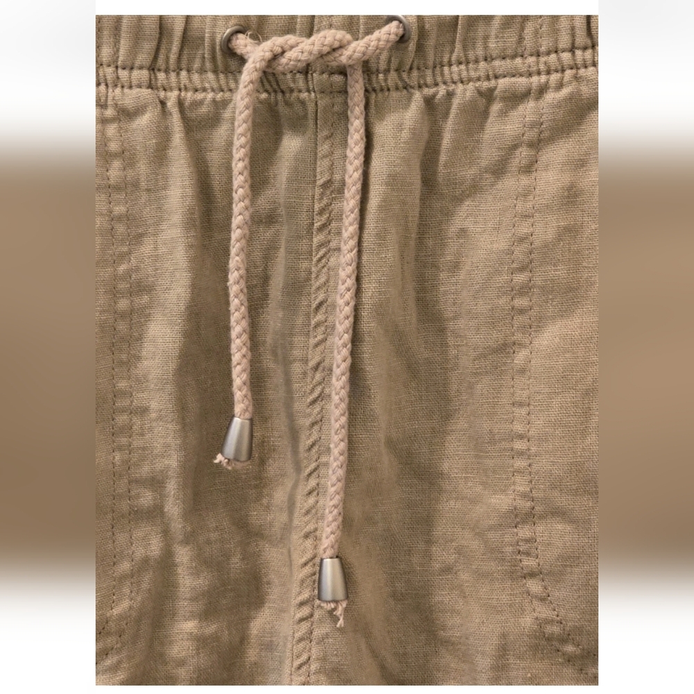 Blank NYC Linen Cargo Shorts Beige Size 28 Lightweight Summer Beach Casual NWT - Picture 8 of 16